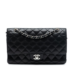 Pre-Loved Chanel Medium Classic Caviar Double Flap
